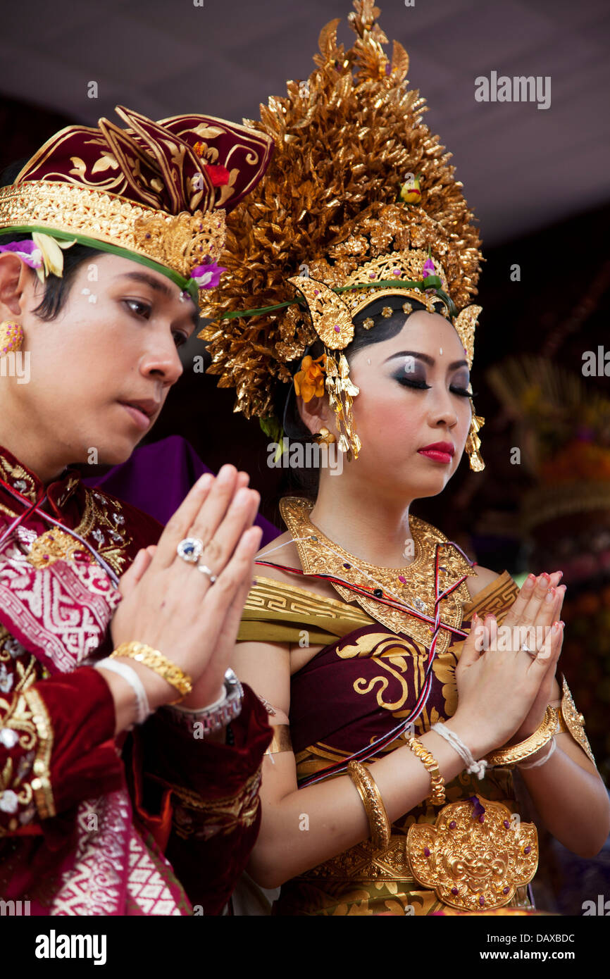 Wedding in Ubud, Bali Stock Photo