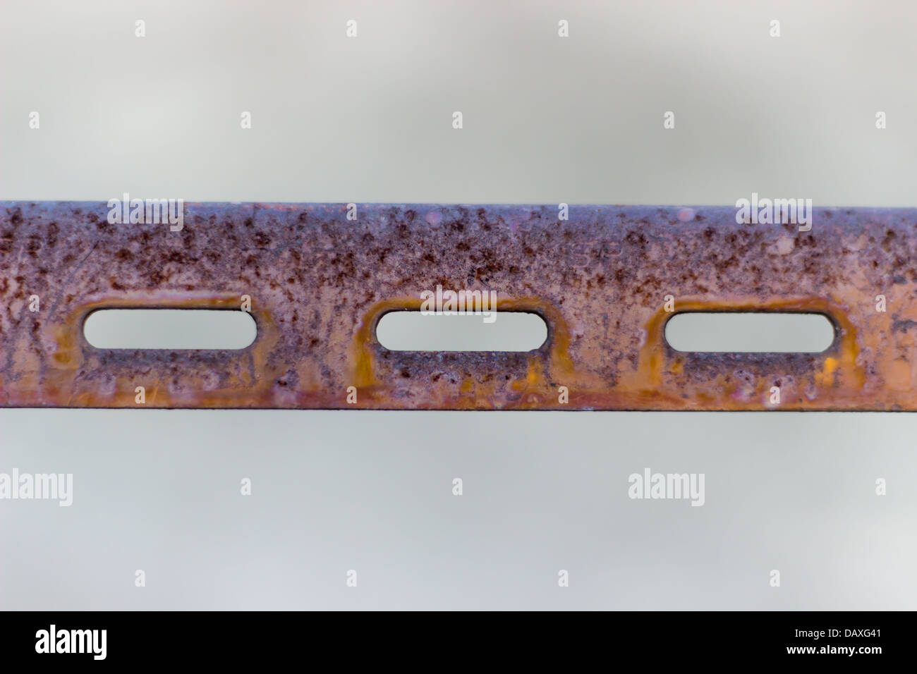 Long steel have rust Stock Photo - Alamy