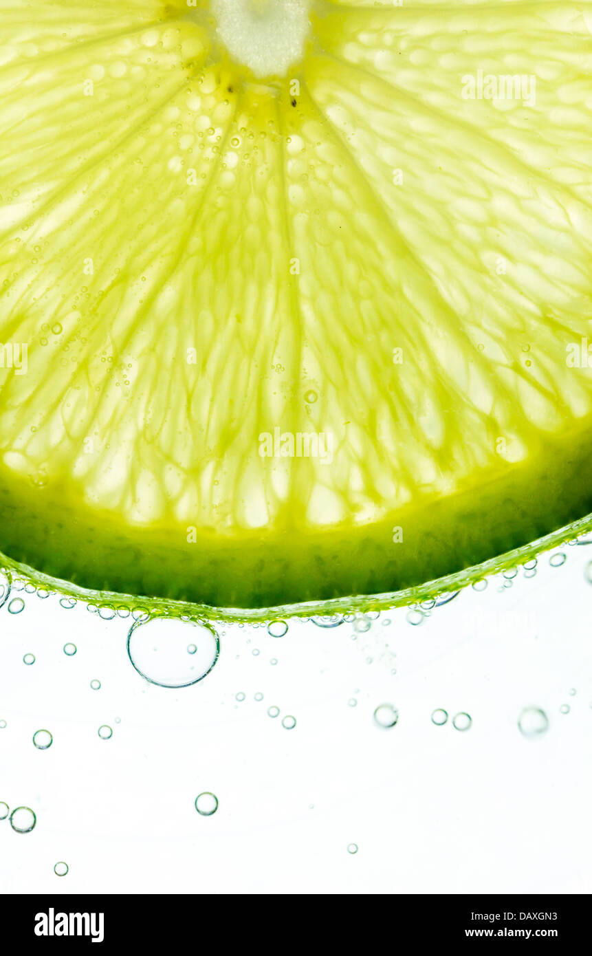 lemon slice in white background in the raw fruit concept Stock Photo ...