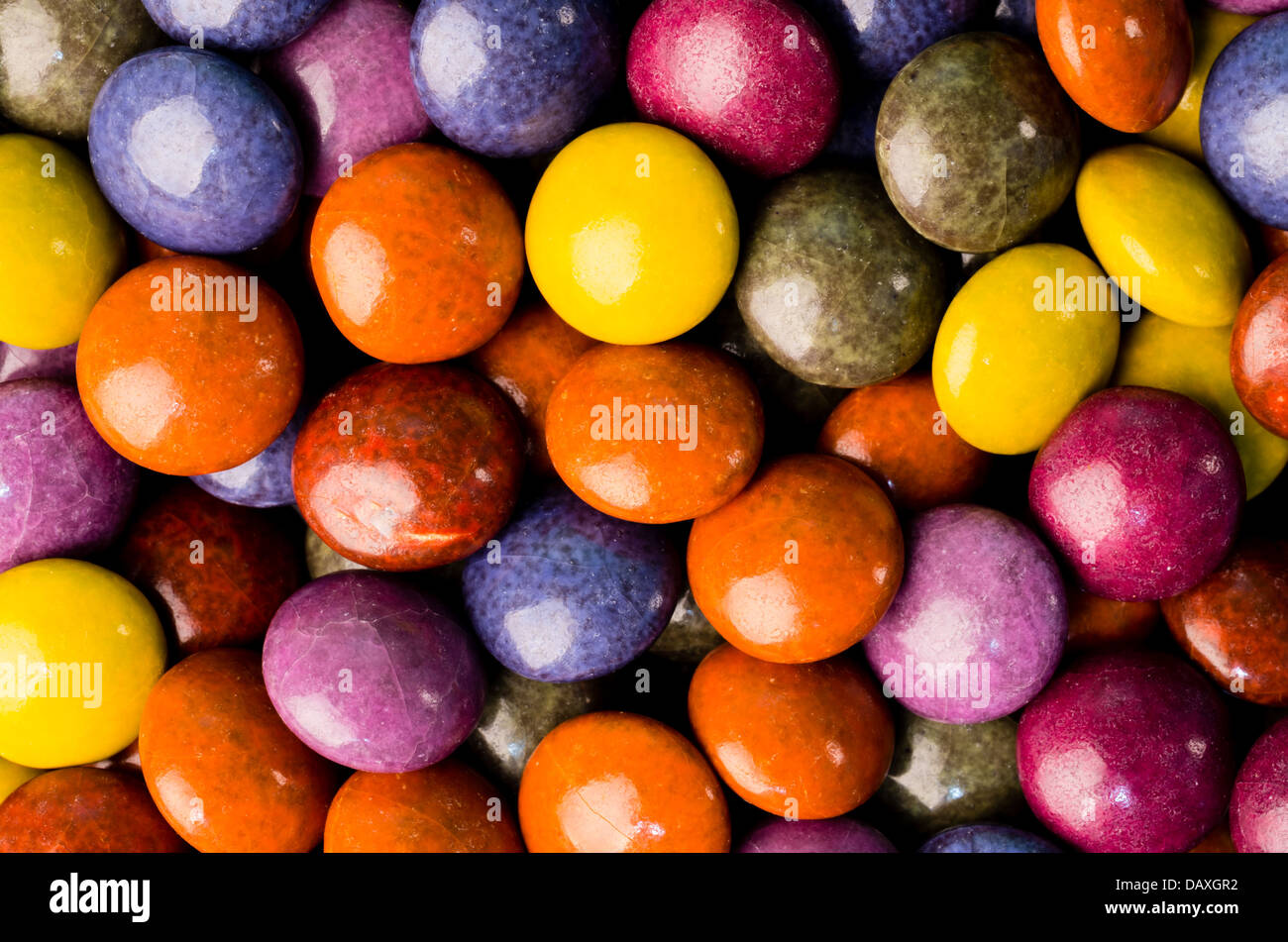 Group of colorful chocolate candies Stock Photo - Alamy