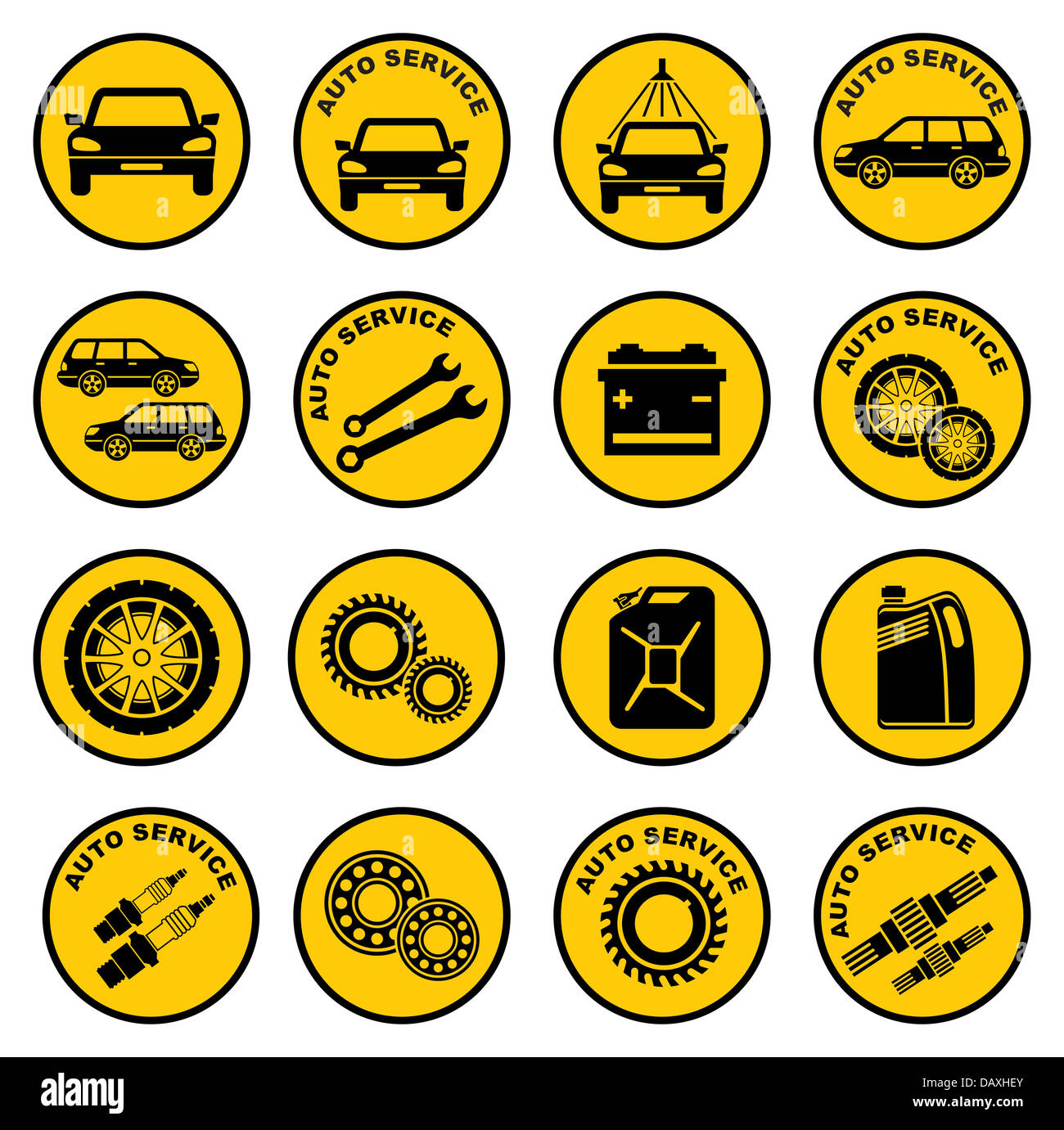 Car repair service icon Stock Photo Alamy
