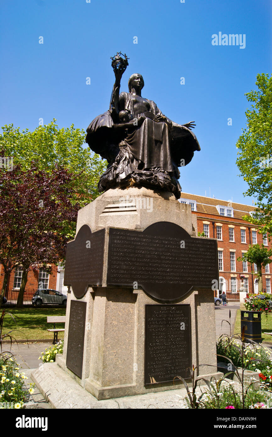 'Angel of Bridgwater', cenotaph, Great War memorial, by John Angel