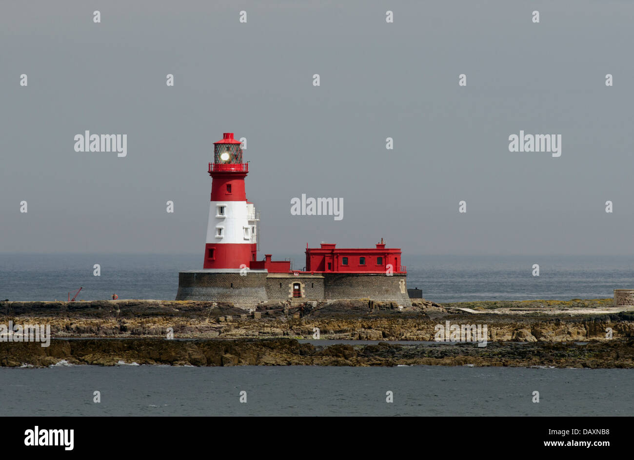 longstone lighthouse grace darling north sea northumbria northumberland Stock Photo