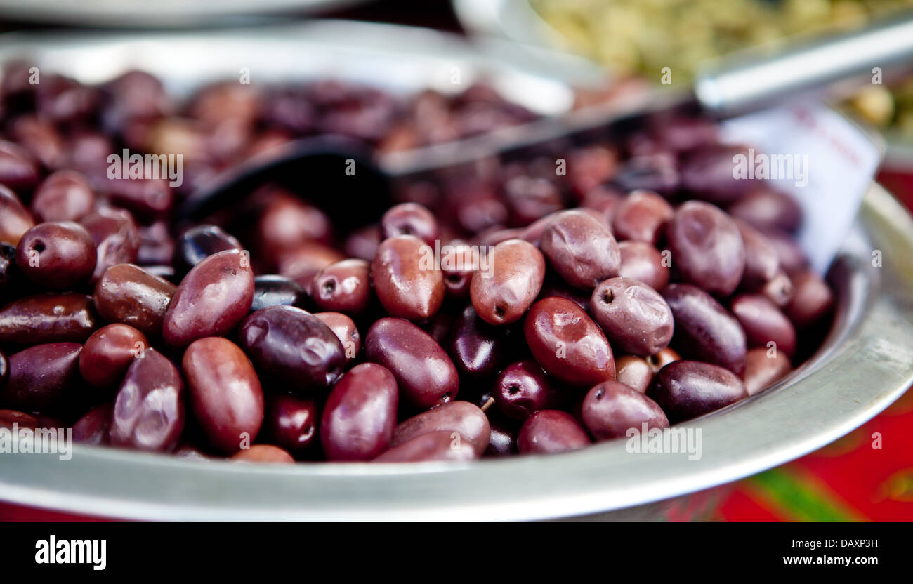 food festival olives Stock Photo