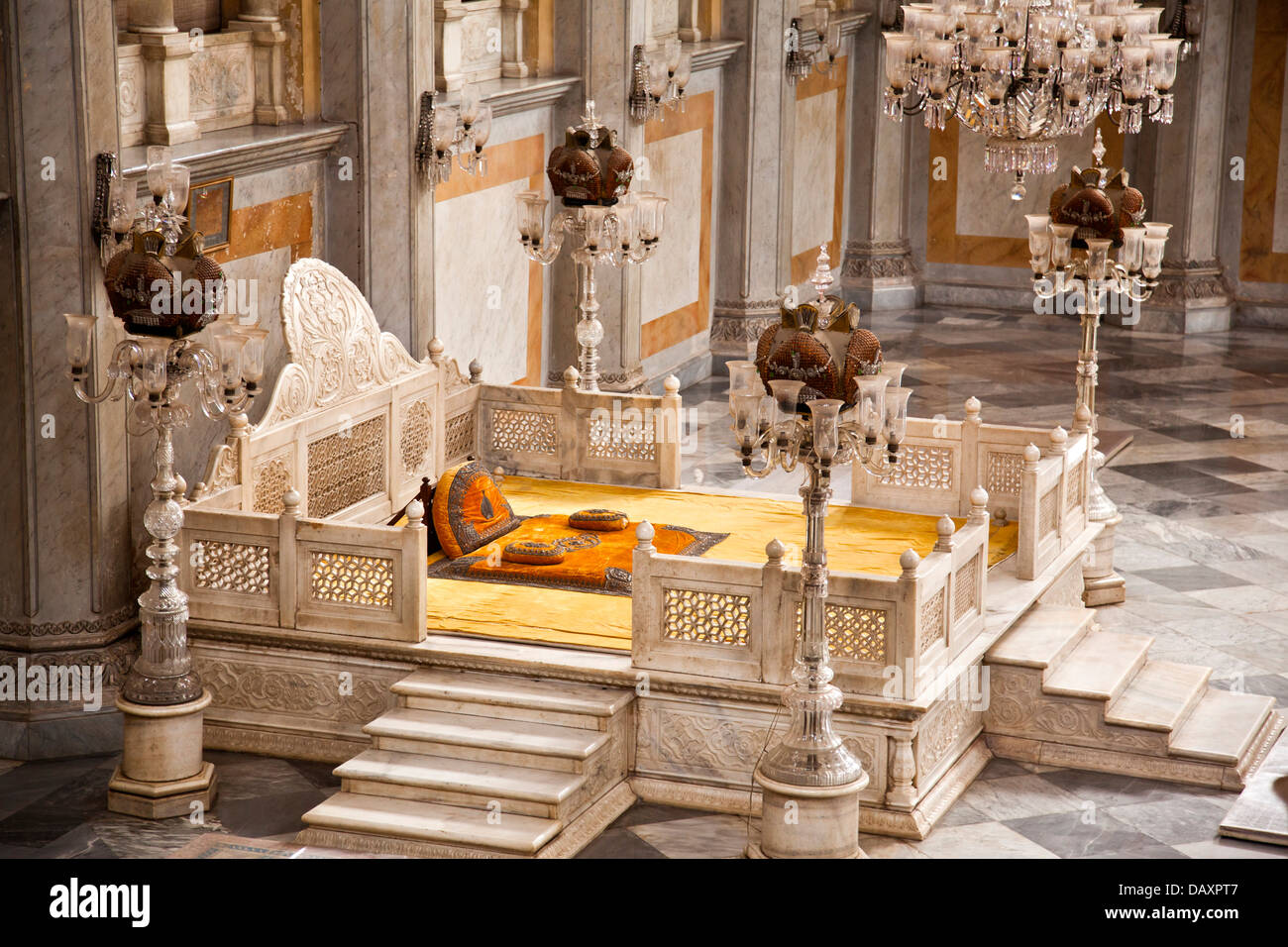 Interiors of a Palace, Chowmahalla Palace, Hyderabad, Andhra Pradesh ...