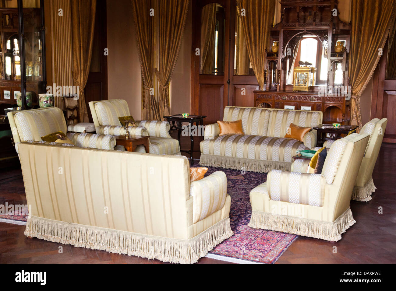 Interiors of a palace, Chowmahalla Palace, Hyderabad, Andhra Pradesh ...