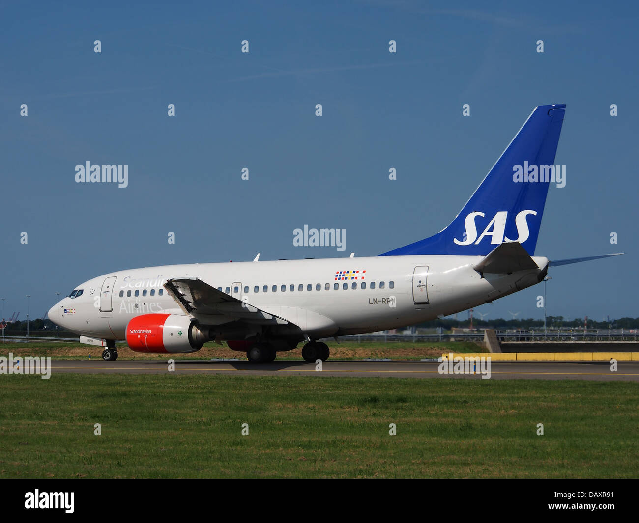 LN-RPW - SAS Scandinavian Airlines B737-600 4 Stock Photo