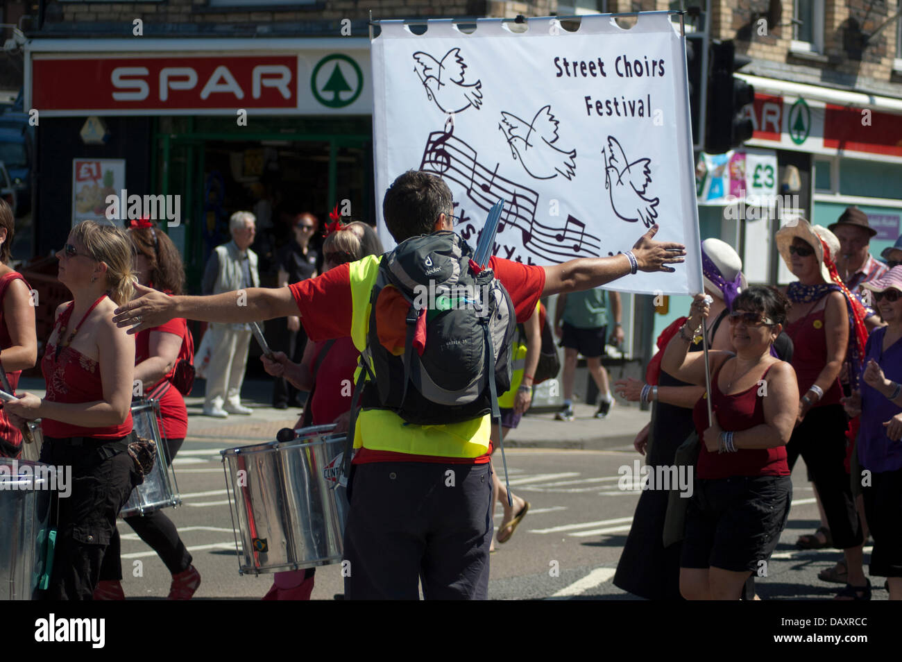 Aberystwyth Rave Aberystwyth, Wales, UK. 20th July. Celebrating its 31st year The Street ...