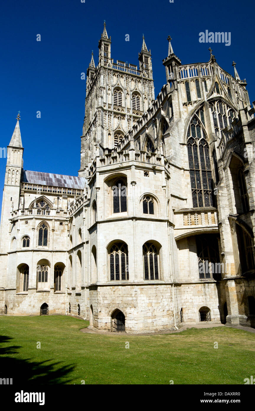 St Peters Cathedral Church Gloucester Gloucestershire England Stock St Peters Cathedral Church Gloucester Gloucestershire England Stock