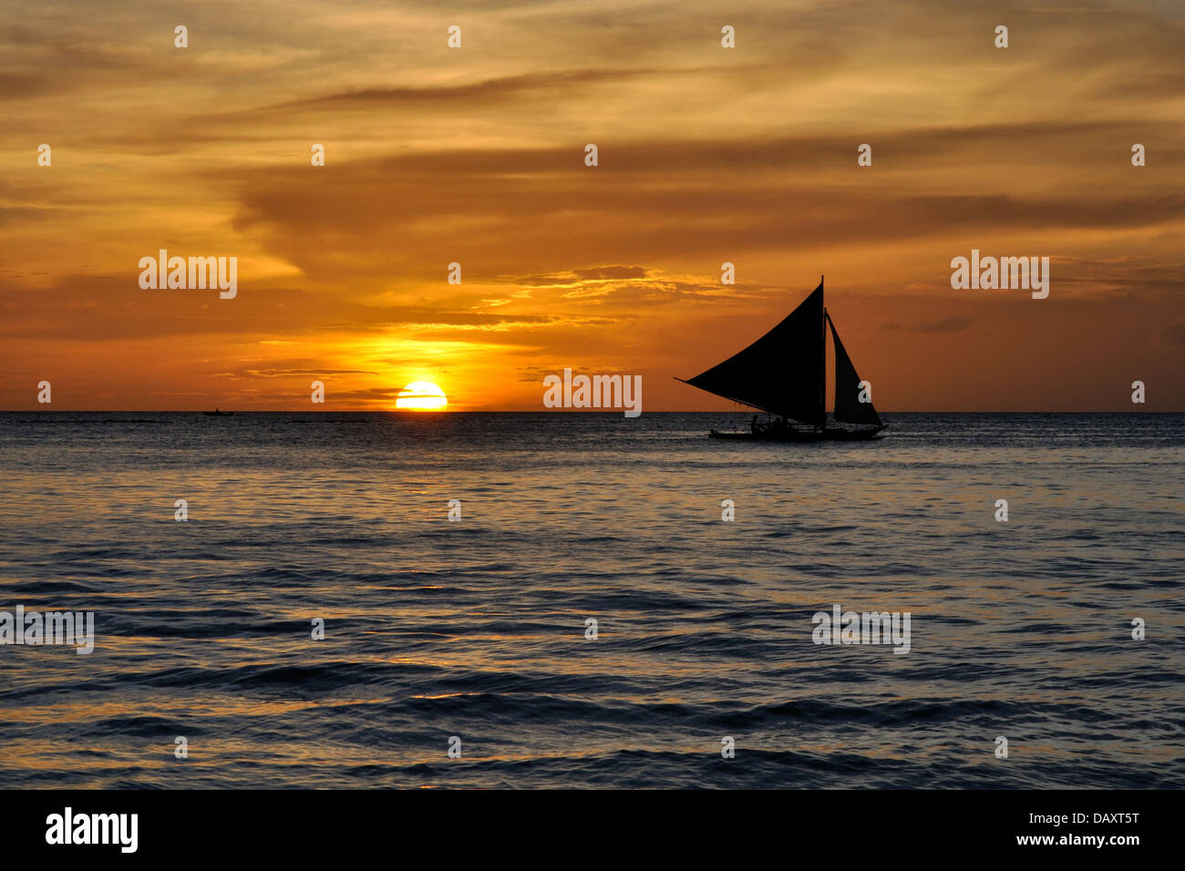 Boracay beach sunset boracay island hi-res stock photography and images ...