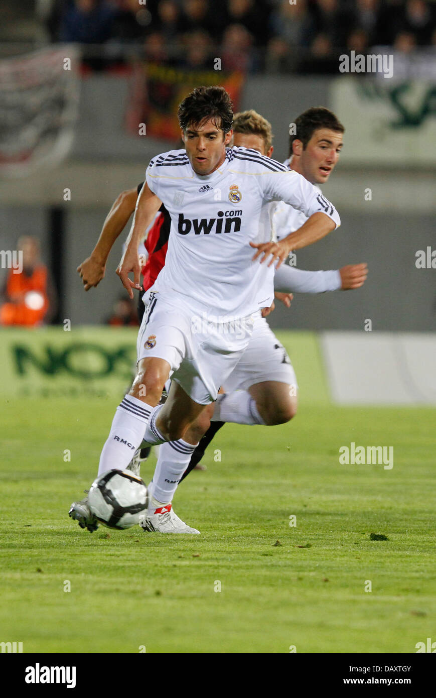 Real Madrid´s soccer player kaka seen during a match in the Spanish island of Mallorca. Stock Photo