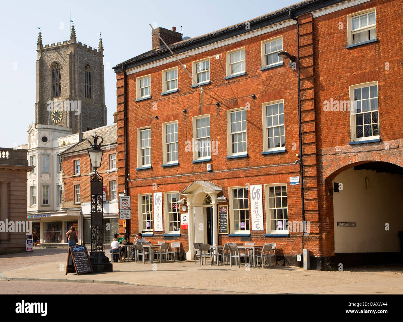 Church historic buildings Fakenham Norfolk England Stock Photo Alamy