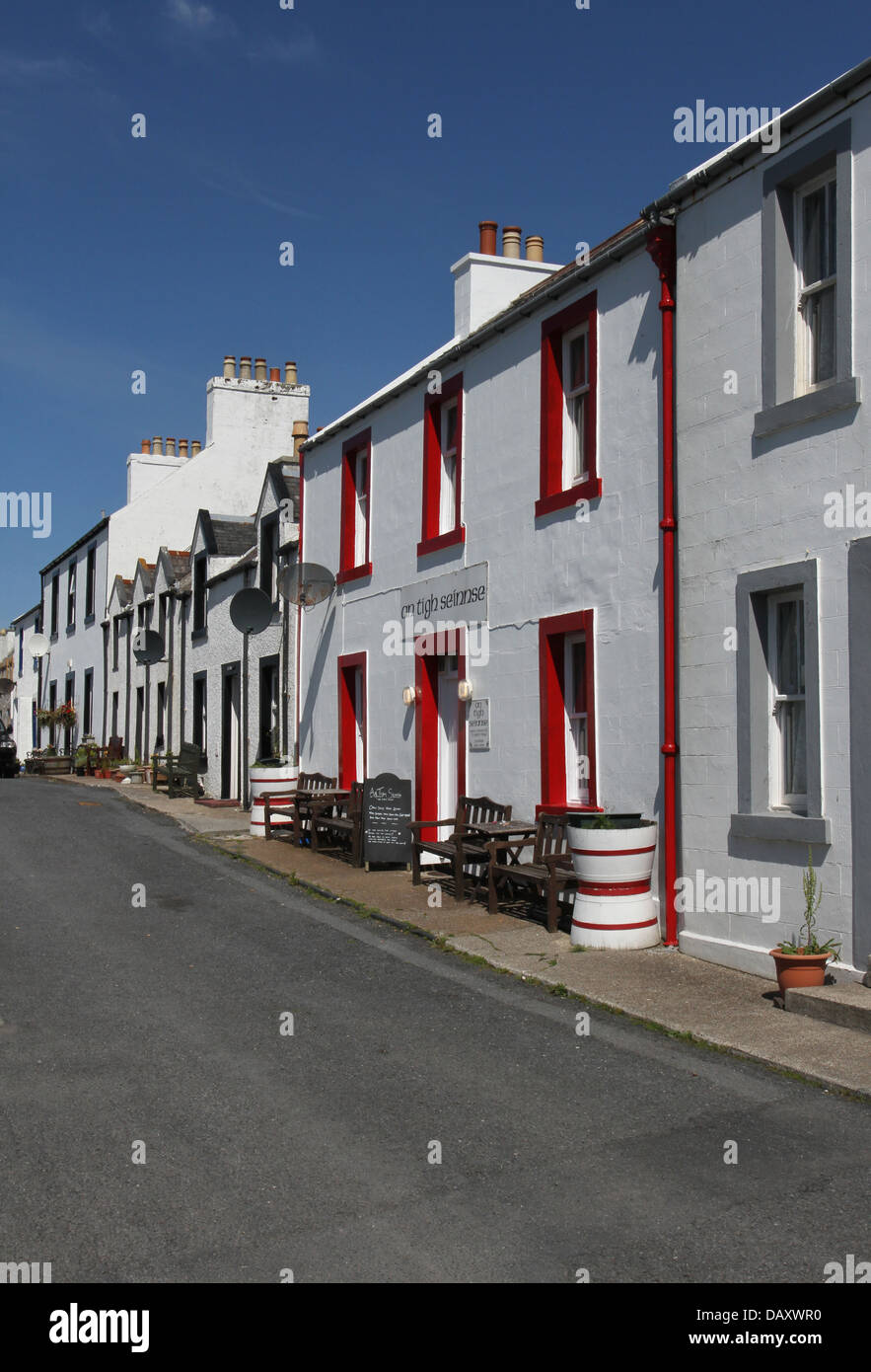 exterior of An Tigh Seinnse public house Portnahaven Isle of Islay