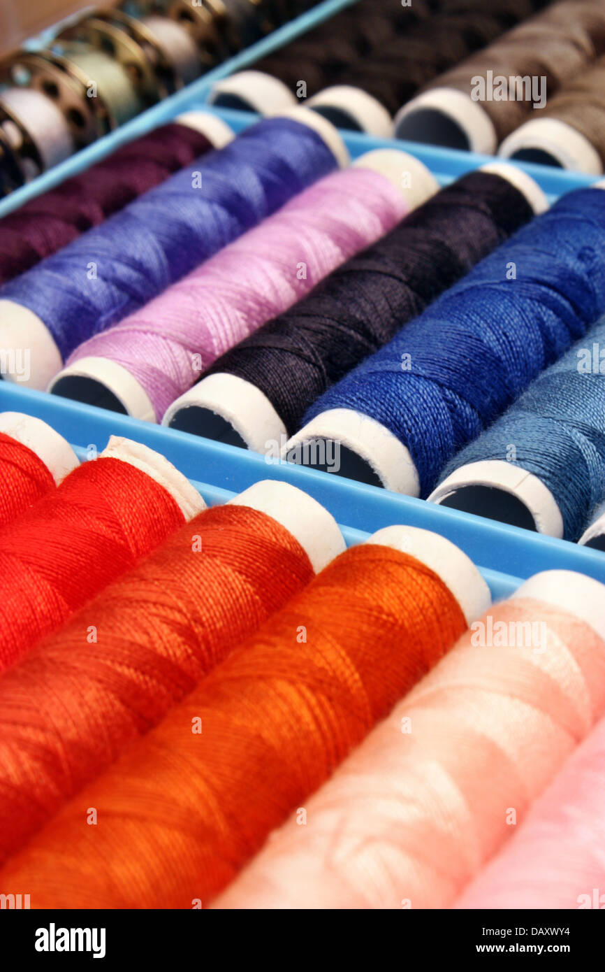 Accessories for sewing machine Stock Photo Alamy