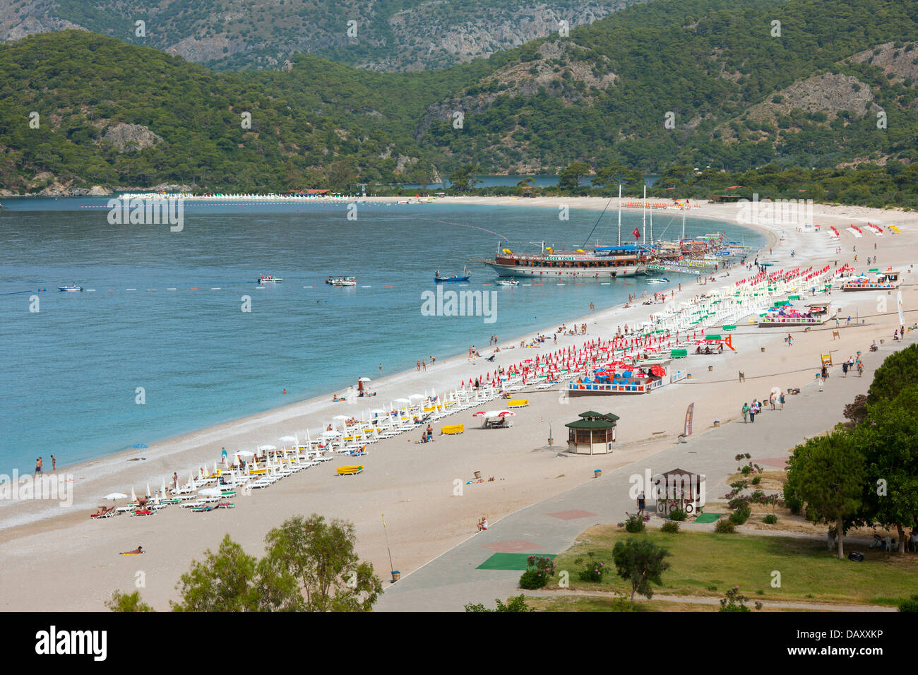 Türkei, Provinz Mugla, Fethiye, Ölü Deniz, Belcegiz-Strand Stock Photo