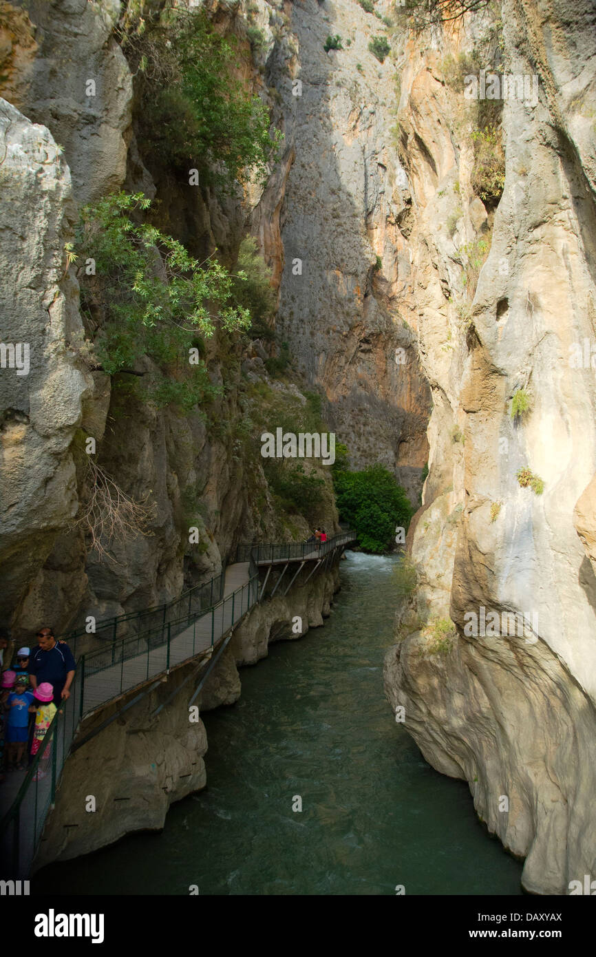 T��rkei, Schlucht von Saklikent bei Fethiye Stock Photo