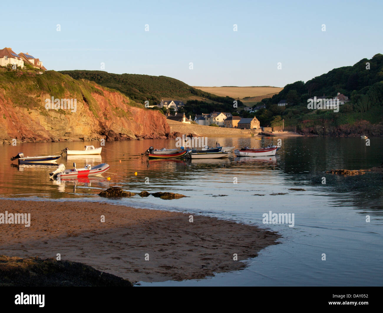 Hope Cove harbour, Devon, UK 2013 Stock Photo Alamy