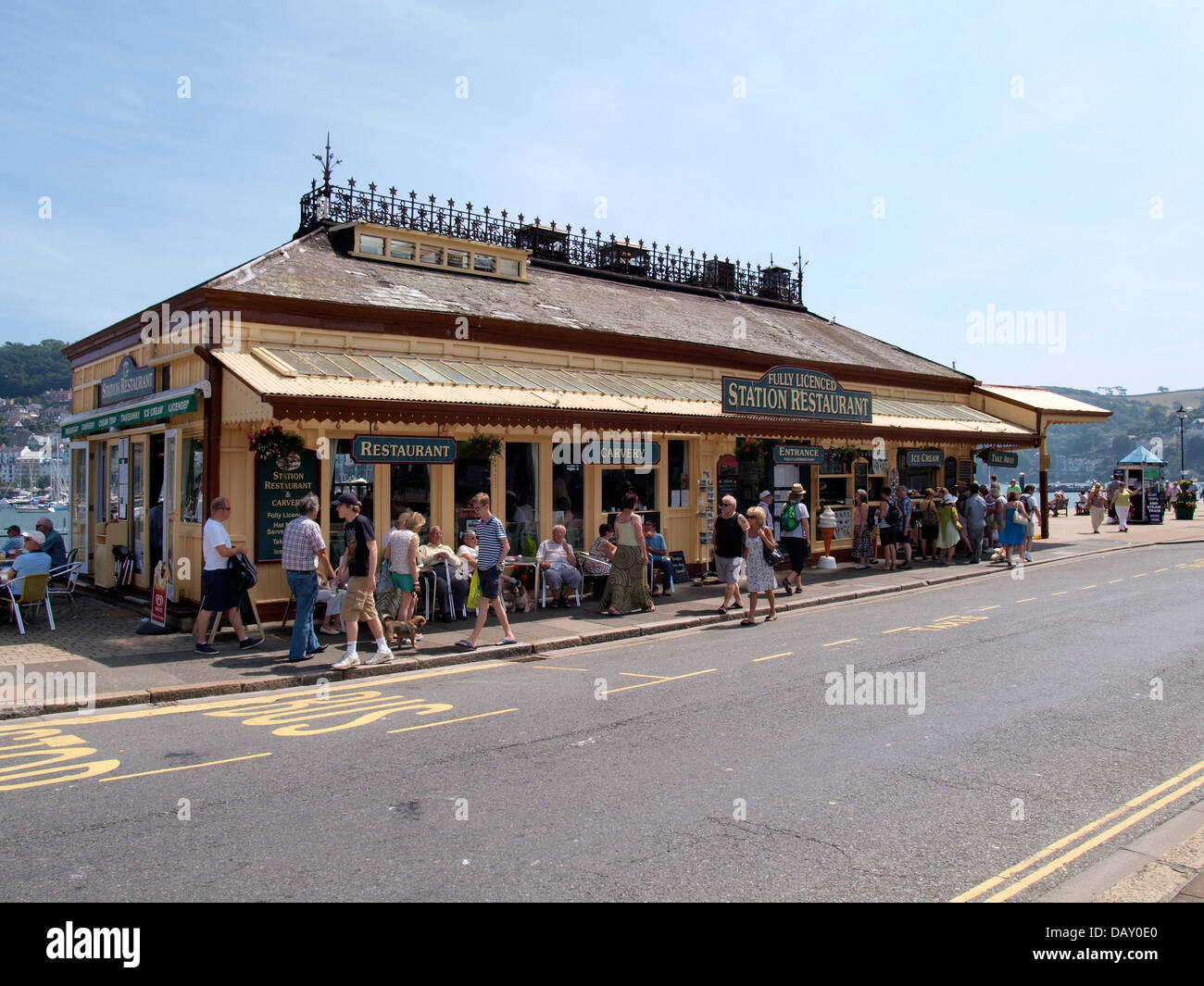 Station Restaurant, Dartmouth, Devon, UK 2013 Stock Photo