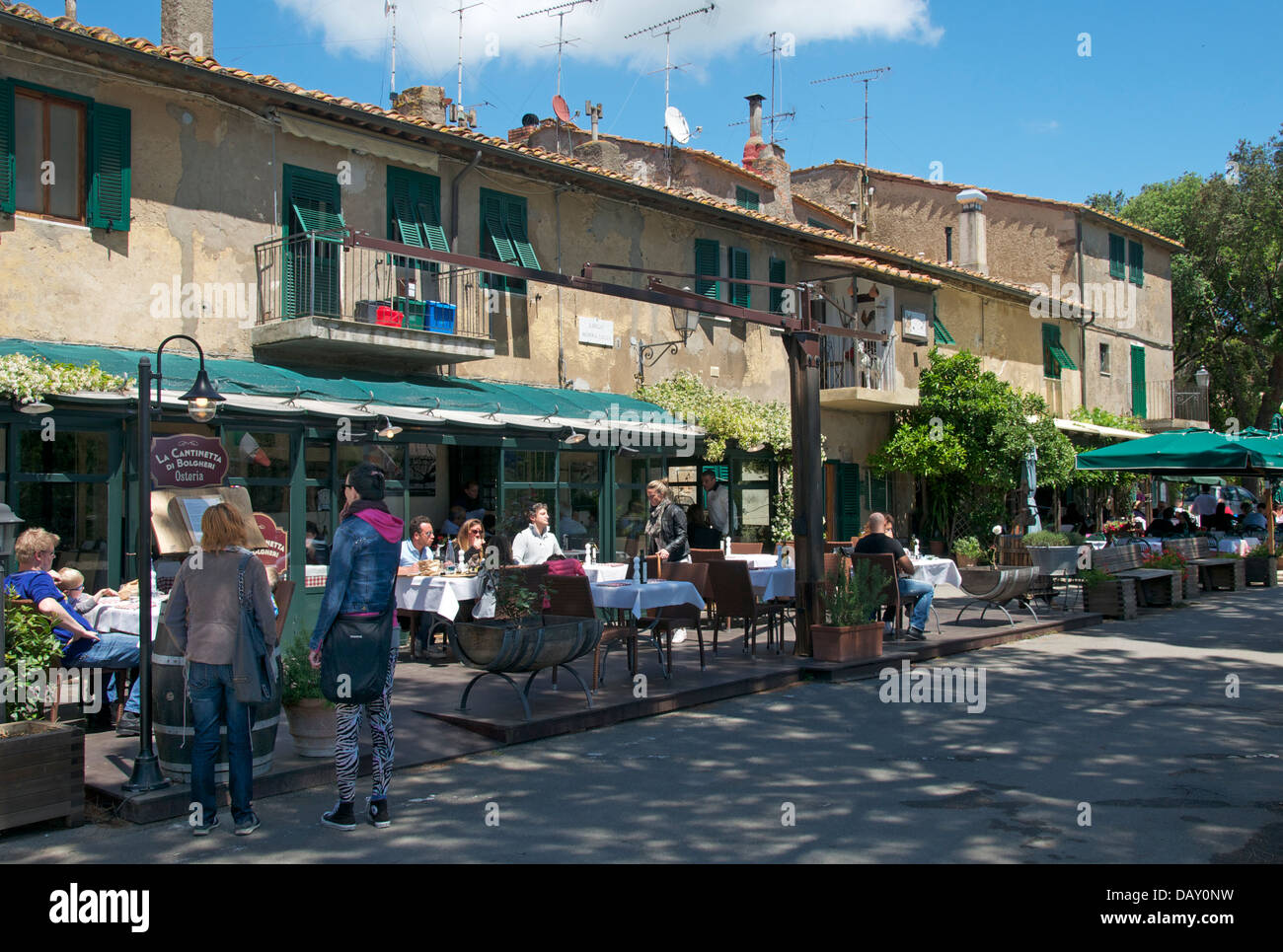 Open Air Restaurants Bolgheri Tuscany Italy Stock Photo Alamy open-air-restaurants-bolgheri-tuscany-italy-stock-photo-alamy
