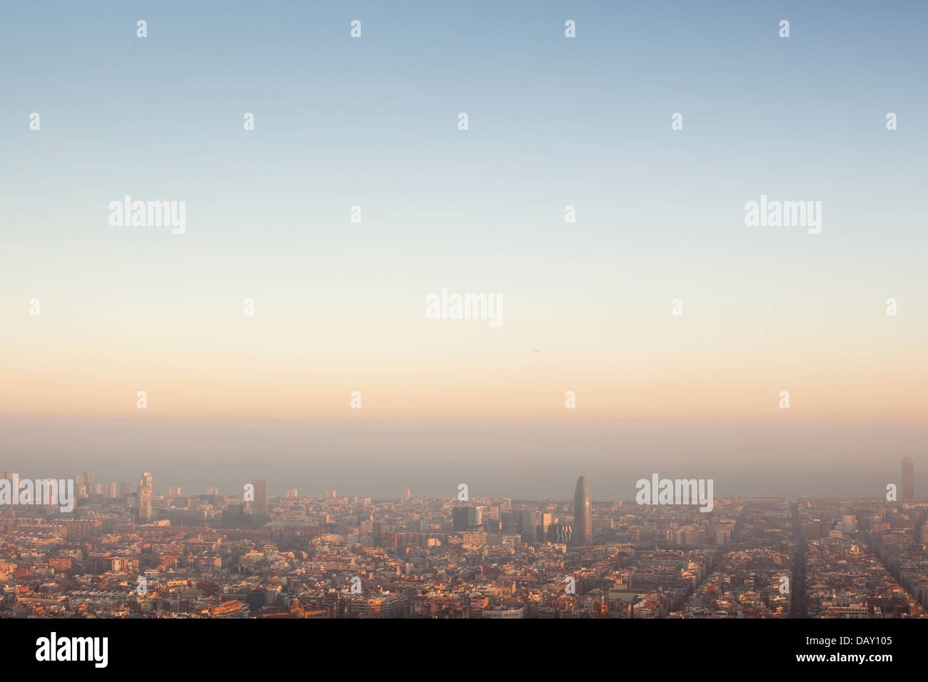 Barcelona landscape hi-res stock photography and images - Alamy