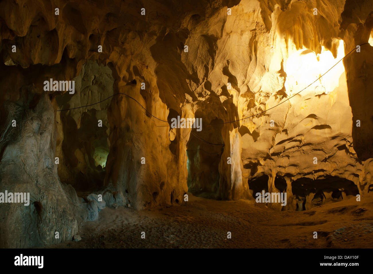 Türkei, Provinz Antalya, Dösemealti, Dorf Yagca, Karain Höhle Stock Photo