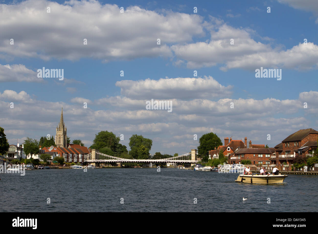 The River Thames at Marlow, Buckinghamshire Stock Photo Alamy