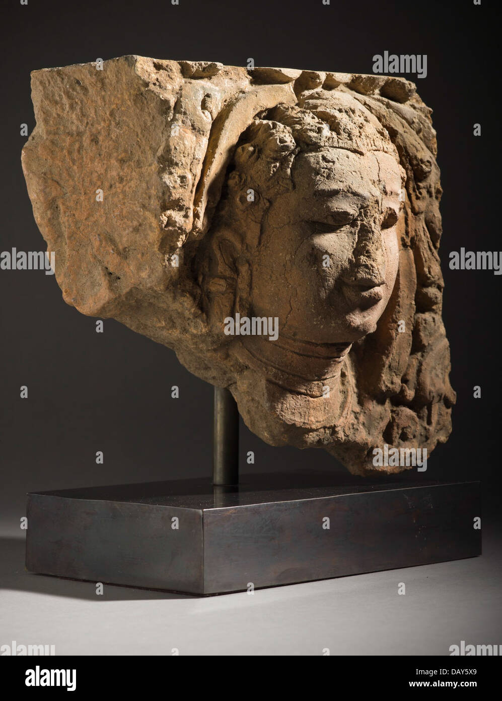 Head of a Buddha AC1993.239.9 (2 of 2) Stock Photo