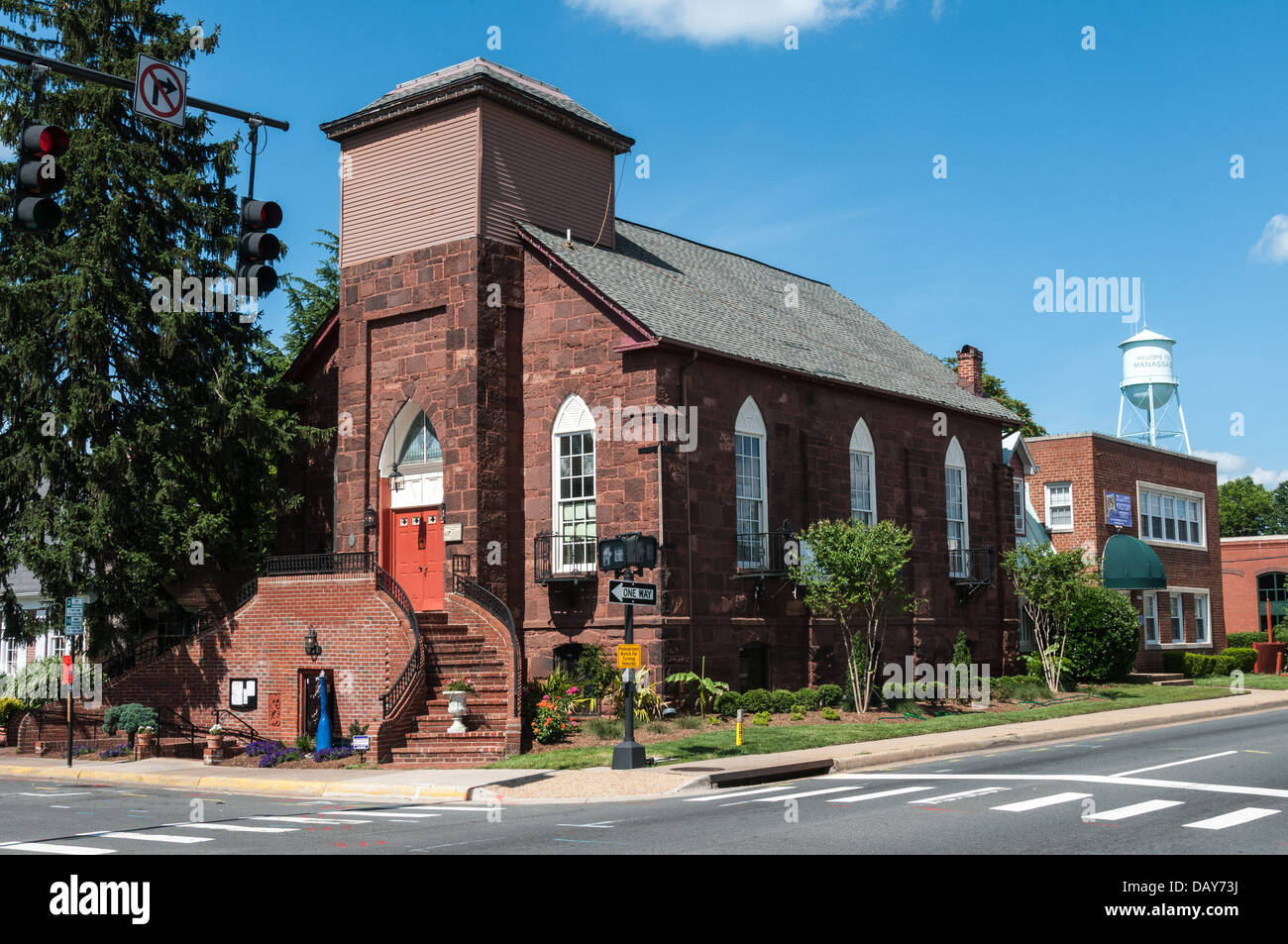 Manassas Old Presbyterian Church (now Malones Restaurant), Main Street