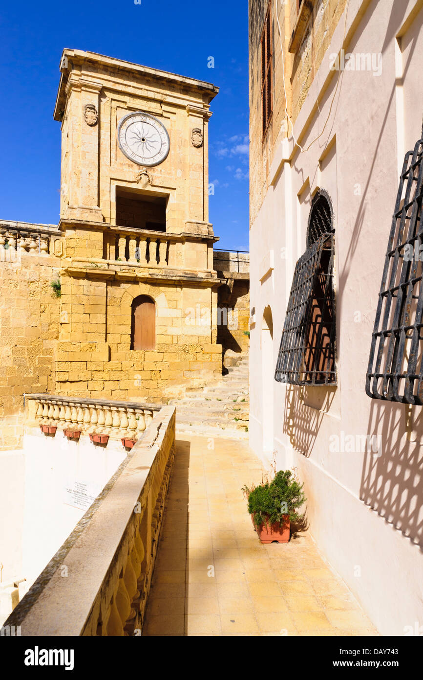 Il-Kastell, old citadel in Victoria (Rabat), Gozo, Malta. Stock Photo
