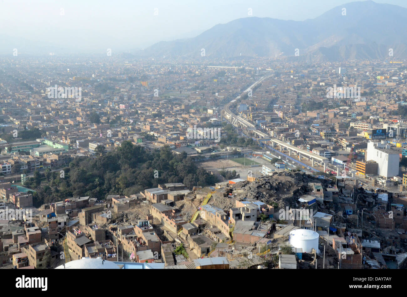 San Juan de Lurigancho district,Lima city. Peru Stock Photo Alamy