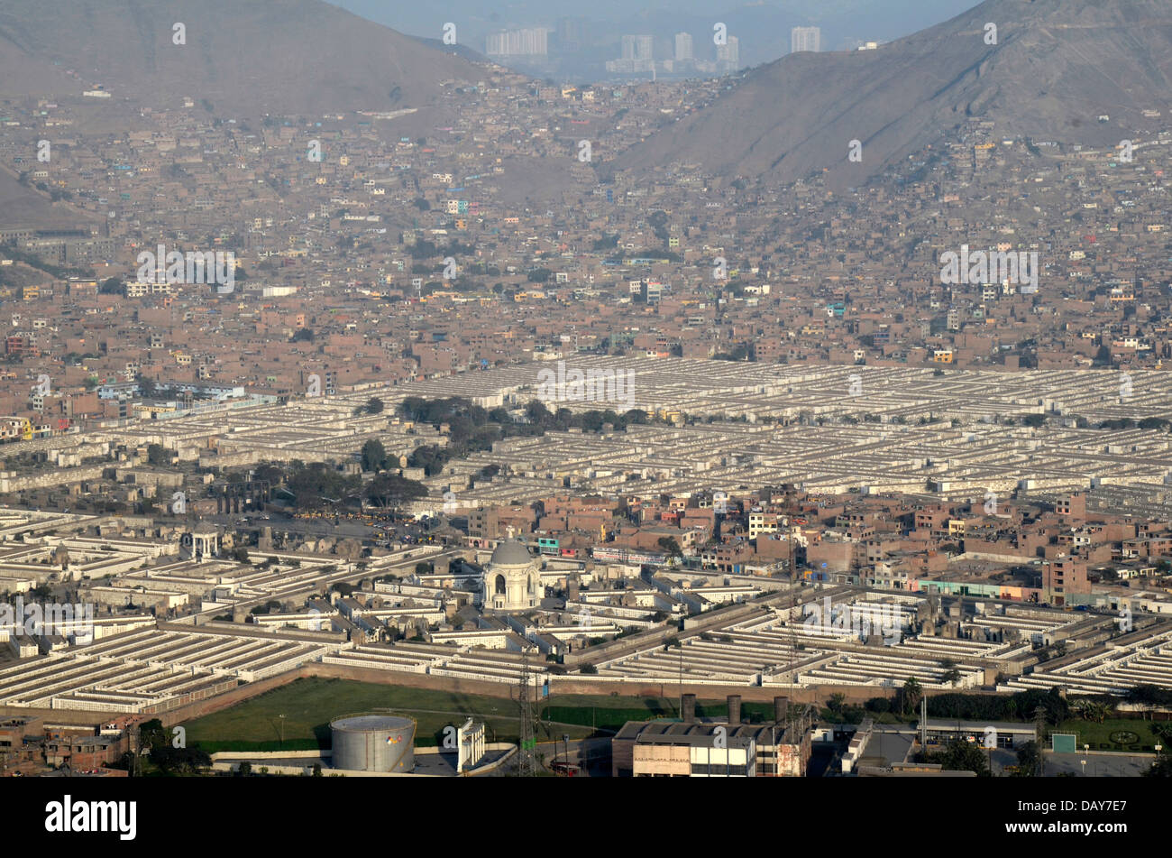 El agustino district,Lima city. Peru. Stock Photo