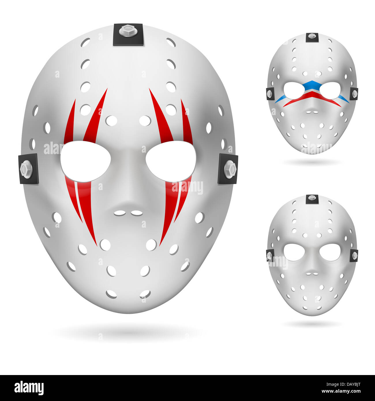 Hockey Goalie Mask Icon Cartoon Stock Photos & Hockey Goalie Mask Icon