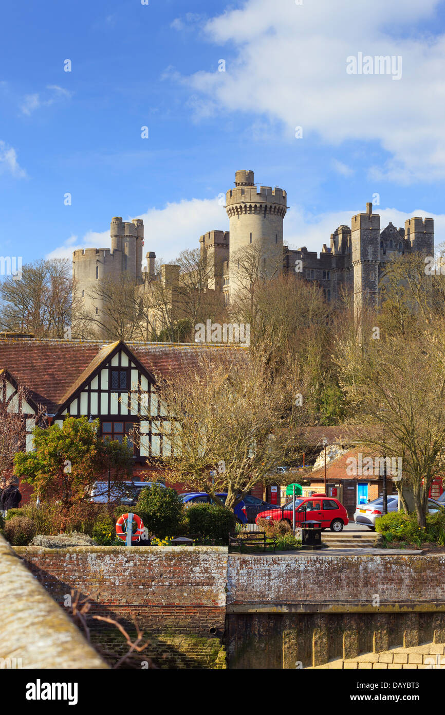 Arundel Castle West Sussex England Stock Photo