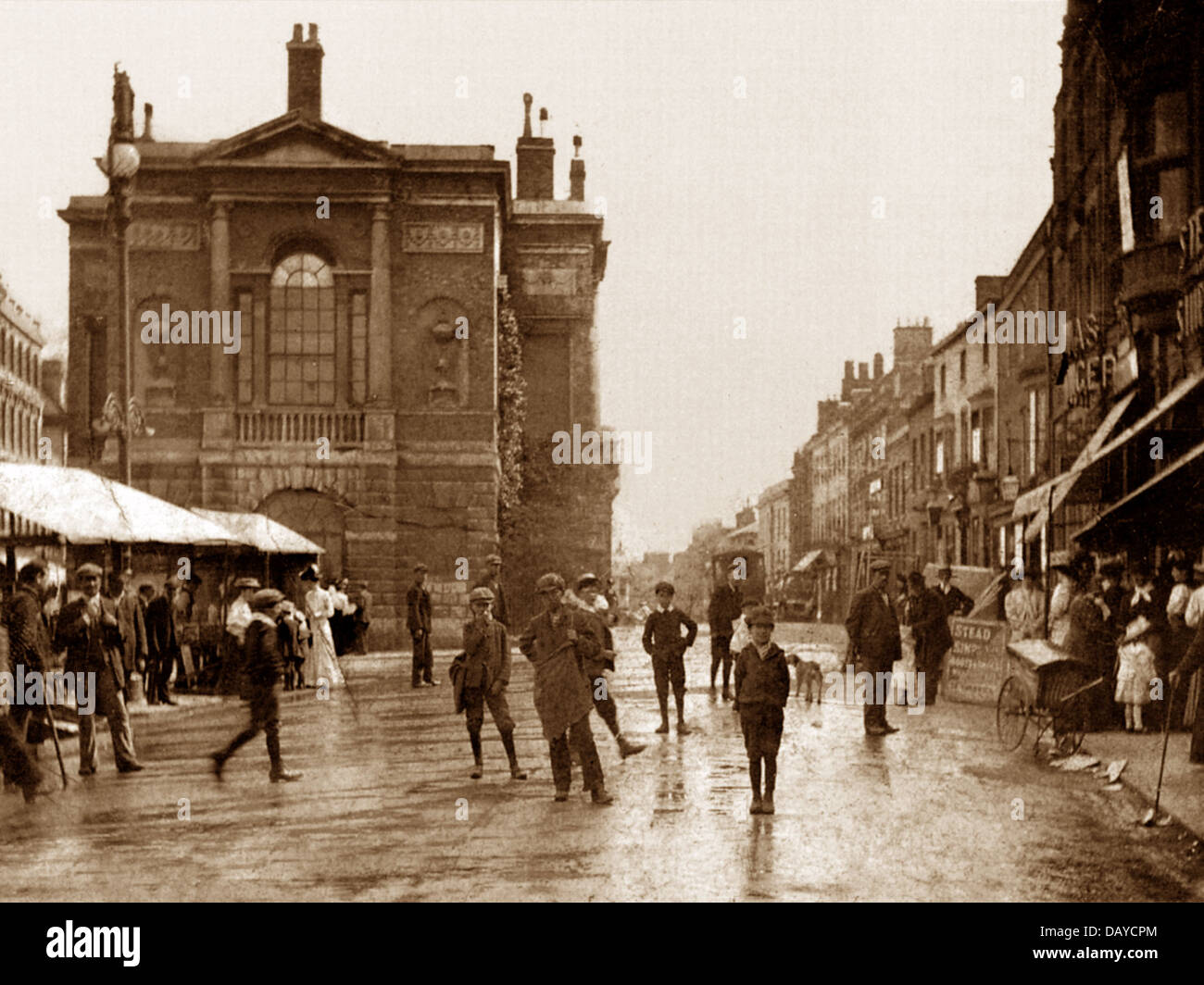 Bury St. Edmunds Town Hall early 1900s Stock Photo Alamy