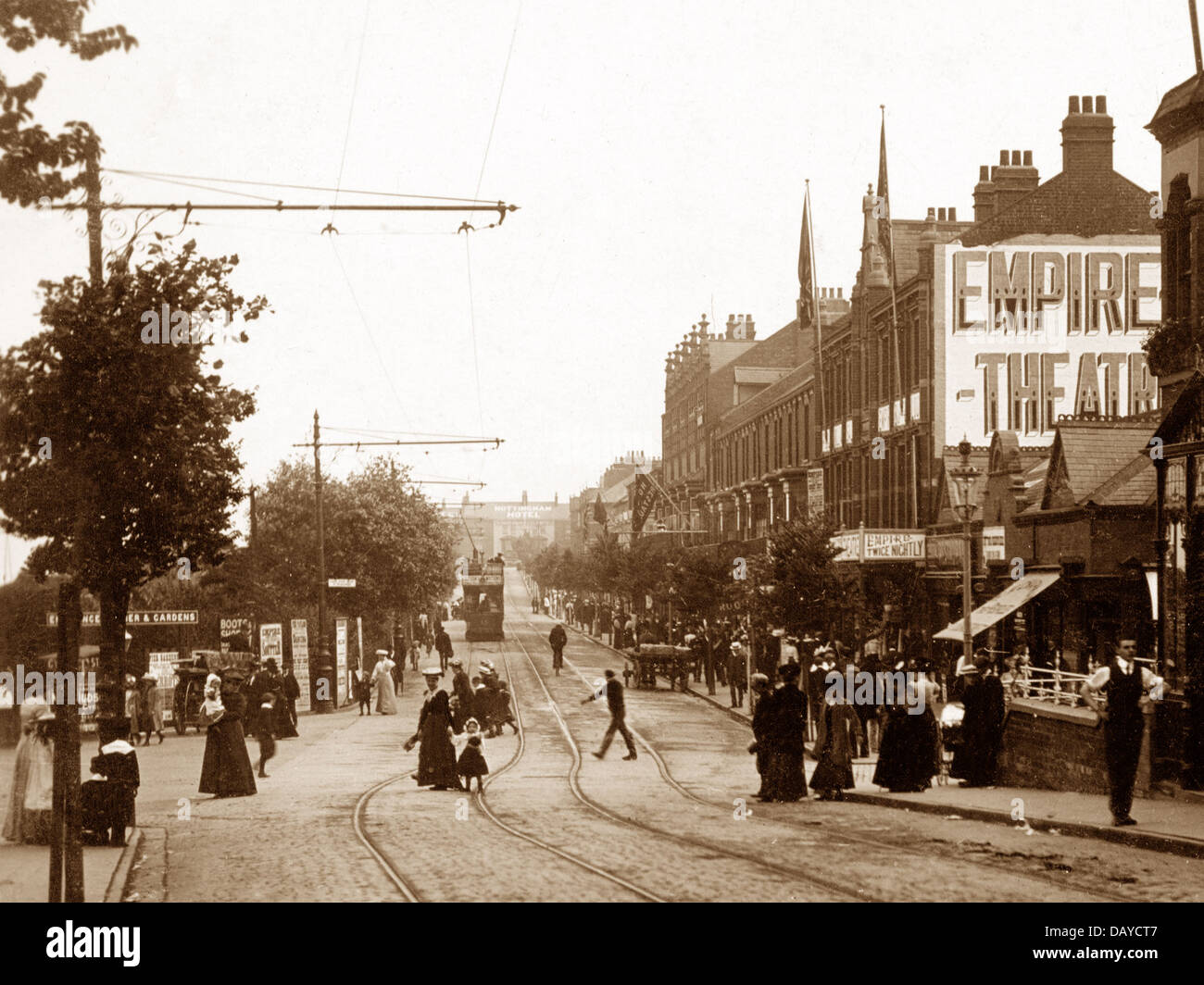 Cleethorpes Alexandra Road early 1900s Stock Photo Alamy