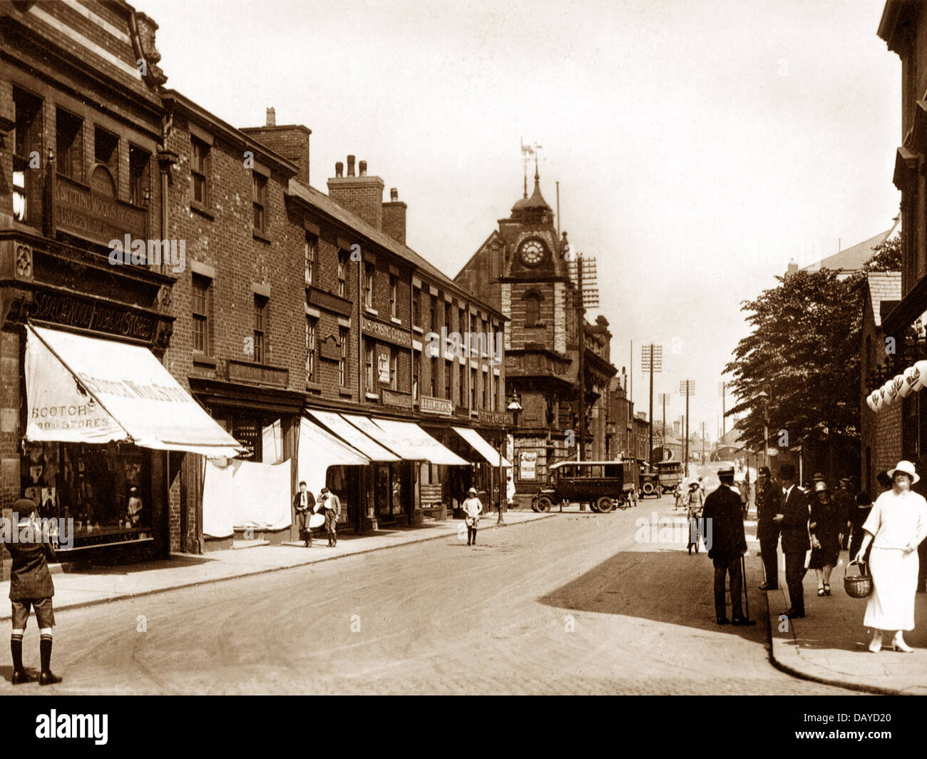 Crewe Earle Street probably 1920s Stock Photo Alamy