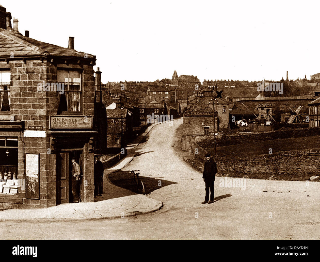 Yeadon Henshaw Lane early 1900s Stock Photo Alamy