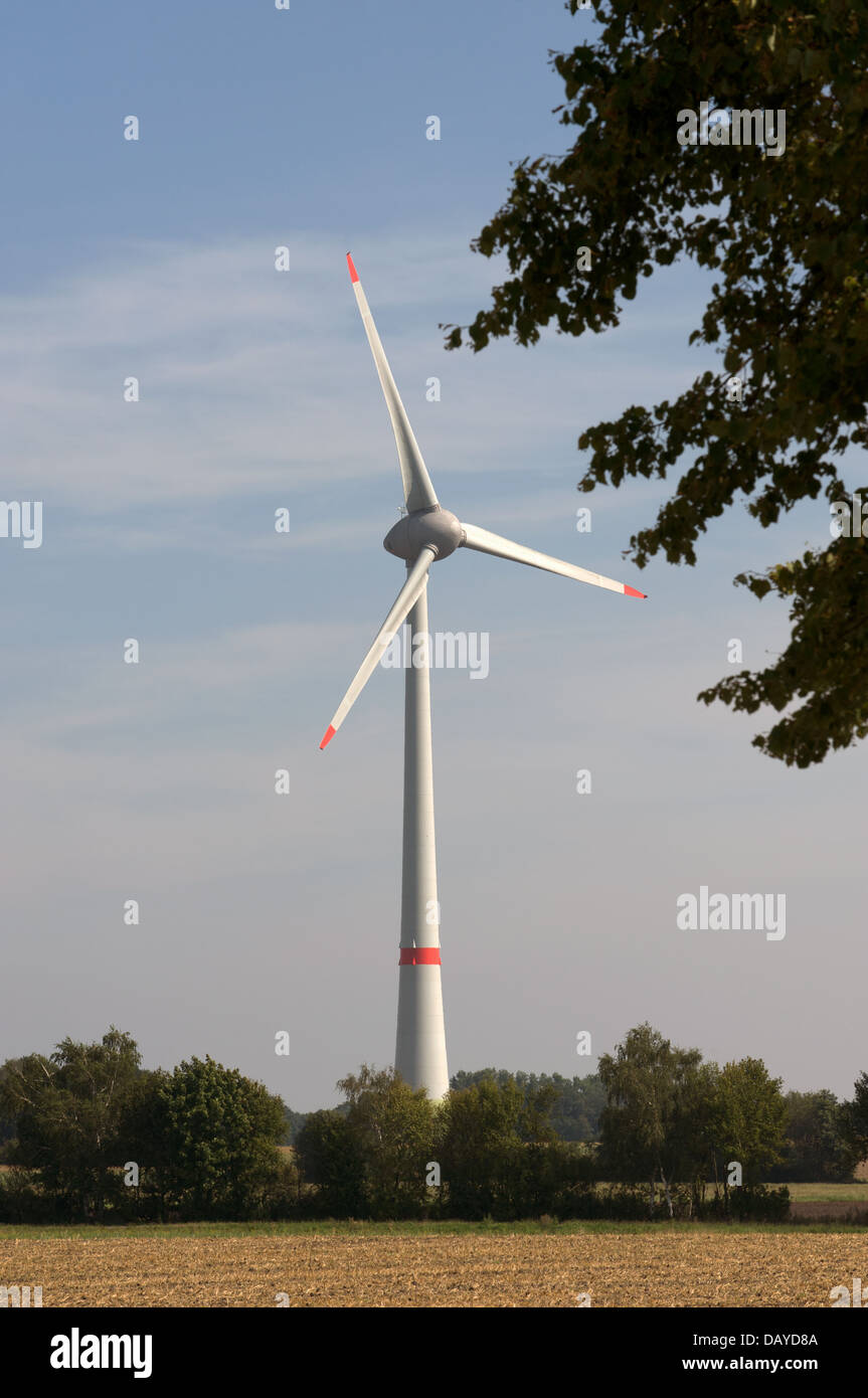 Enercon E-126 wind turbine Stock Photo