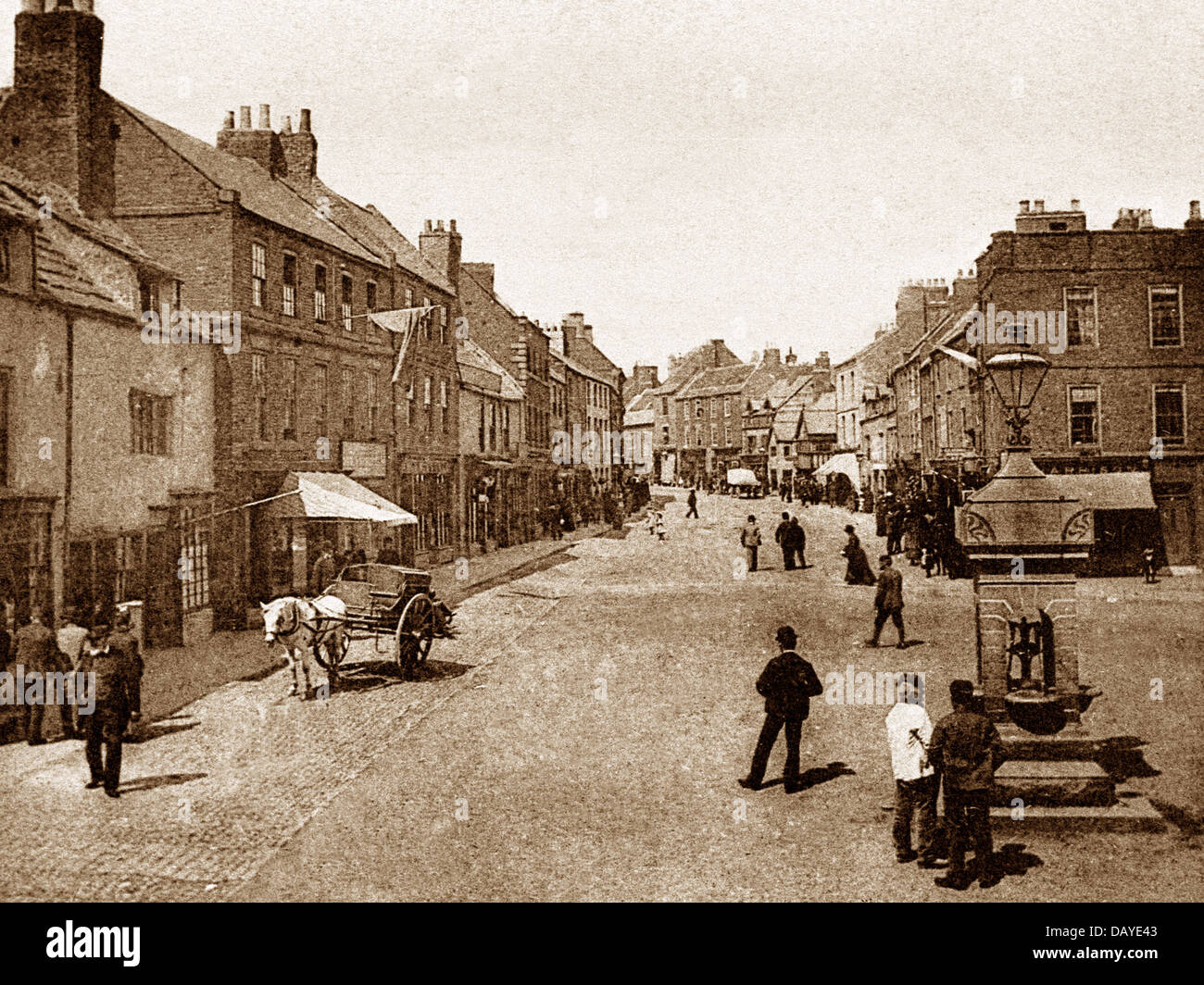Morpeth Newgate Street Victorian period Stock Photo