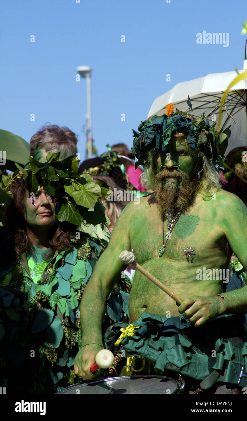 Hastings JackintheGreen procession Stock Photo Alamy