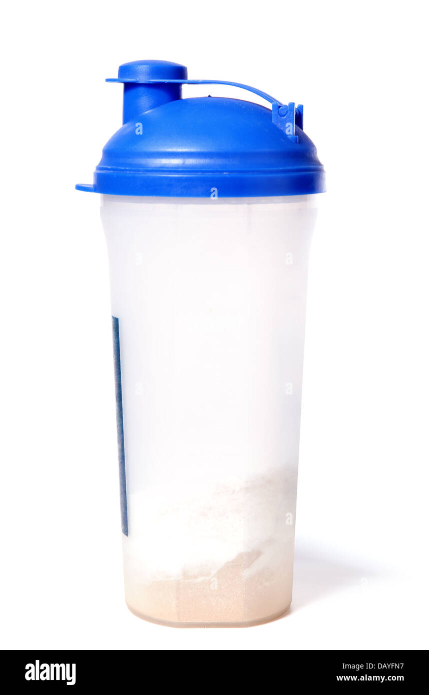 https://c8.alamy.com/comp/DAYFN7/plastic-protein-shaker-with-blue-top-and-whey-powder-inside-DAYFN7.jpg