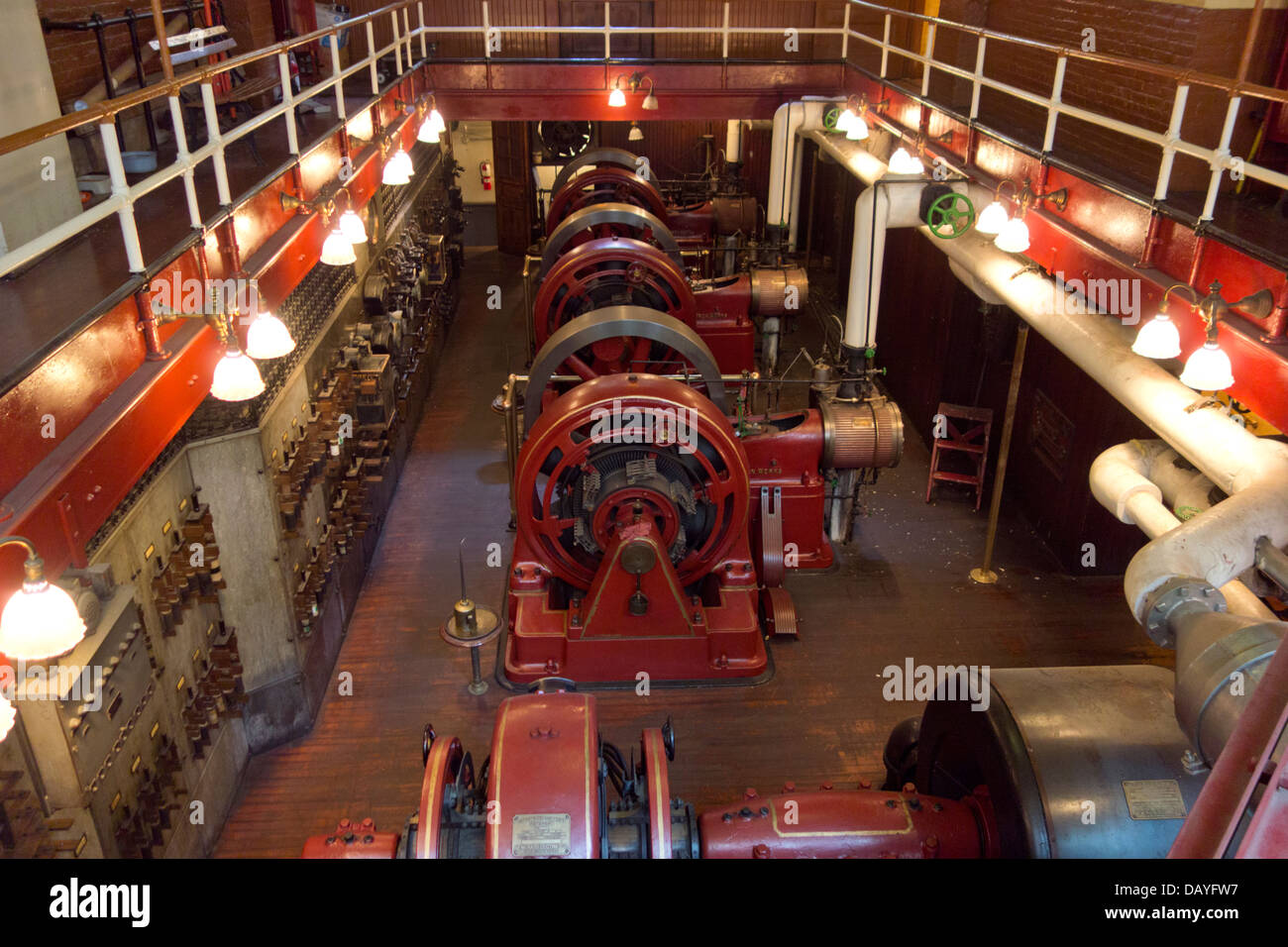 engine steam room in Pratt institute Brooklyn Stock Photo Alamy