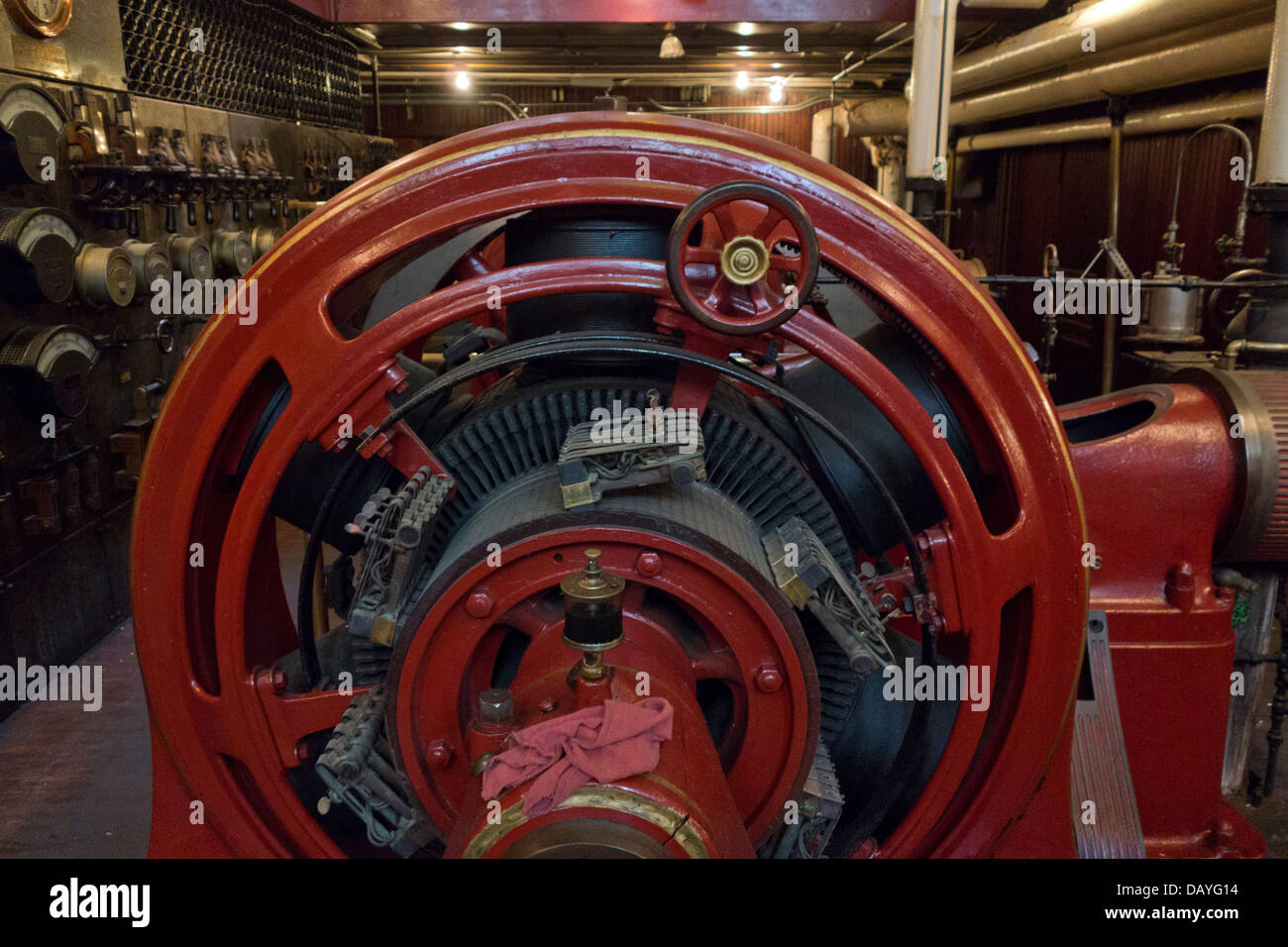 engine steam room in Pratt institute Brooklyn Stock Photo Alamy