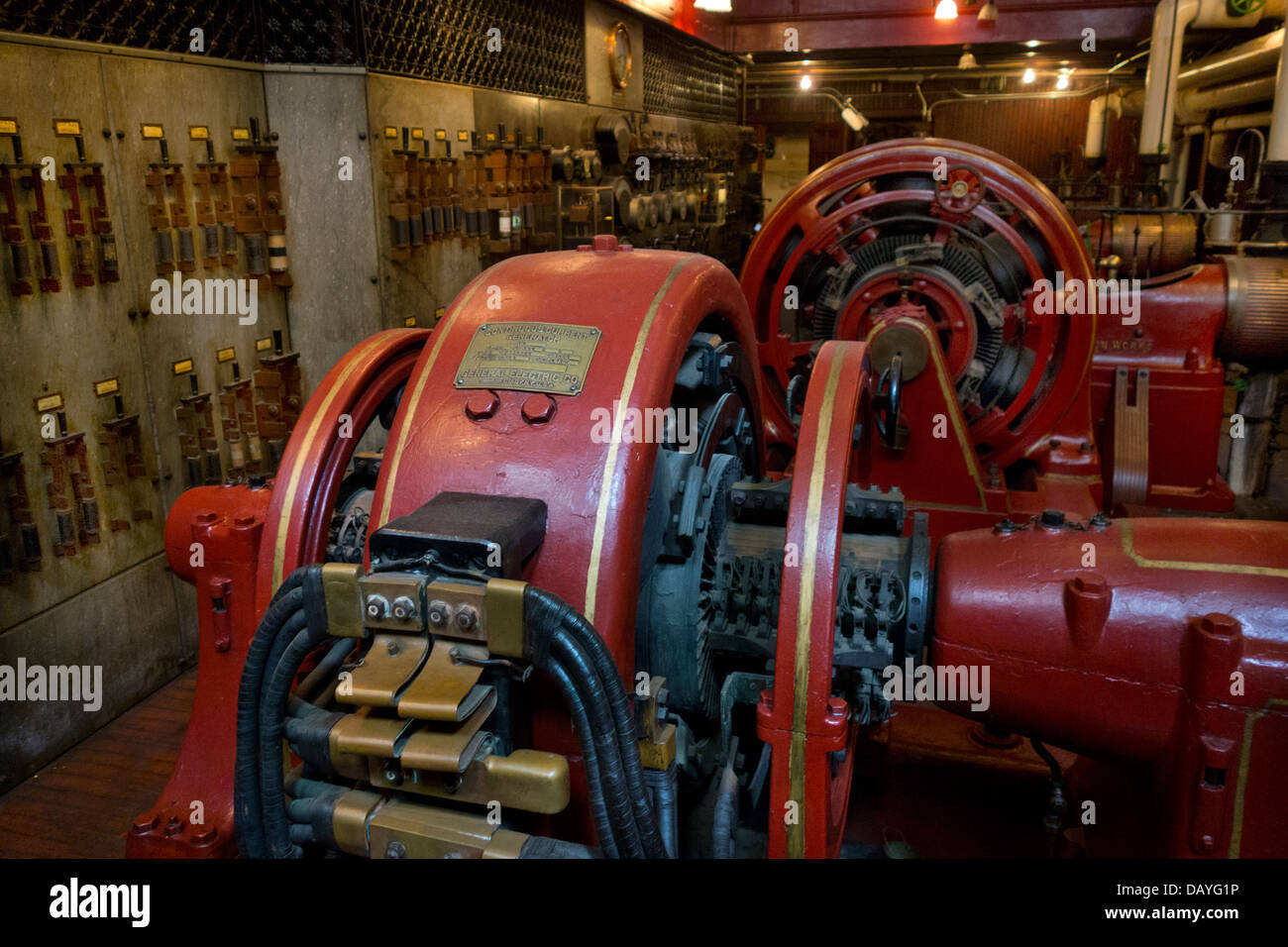 engine steam room in Pratt institute Brooklyn Stock Photo Alamy