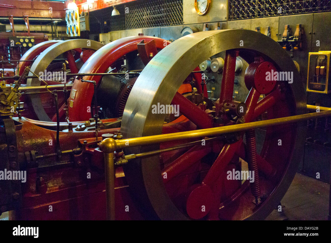 engine steam room in Pratt institute Brooklyn Stock Photo Alamy