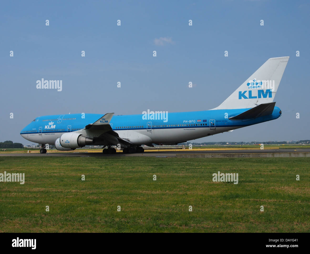 PH-BFG KLM Royal Dutch Airlines Boeing 747-406 3 Stock Photo