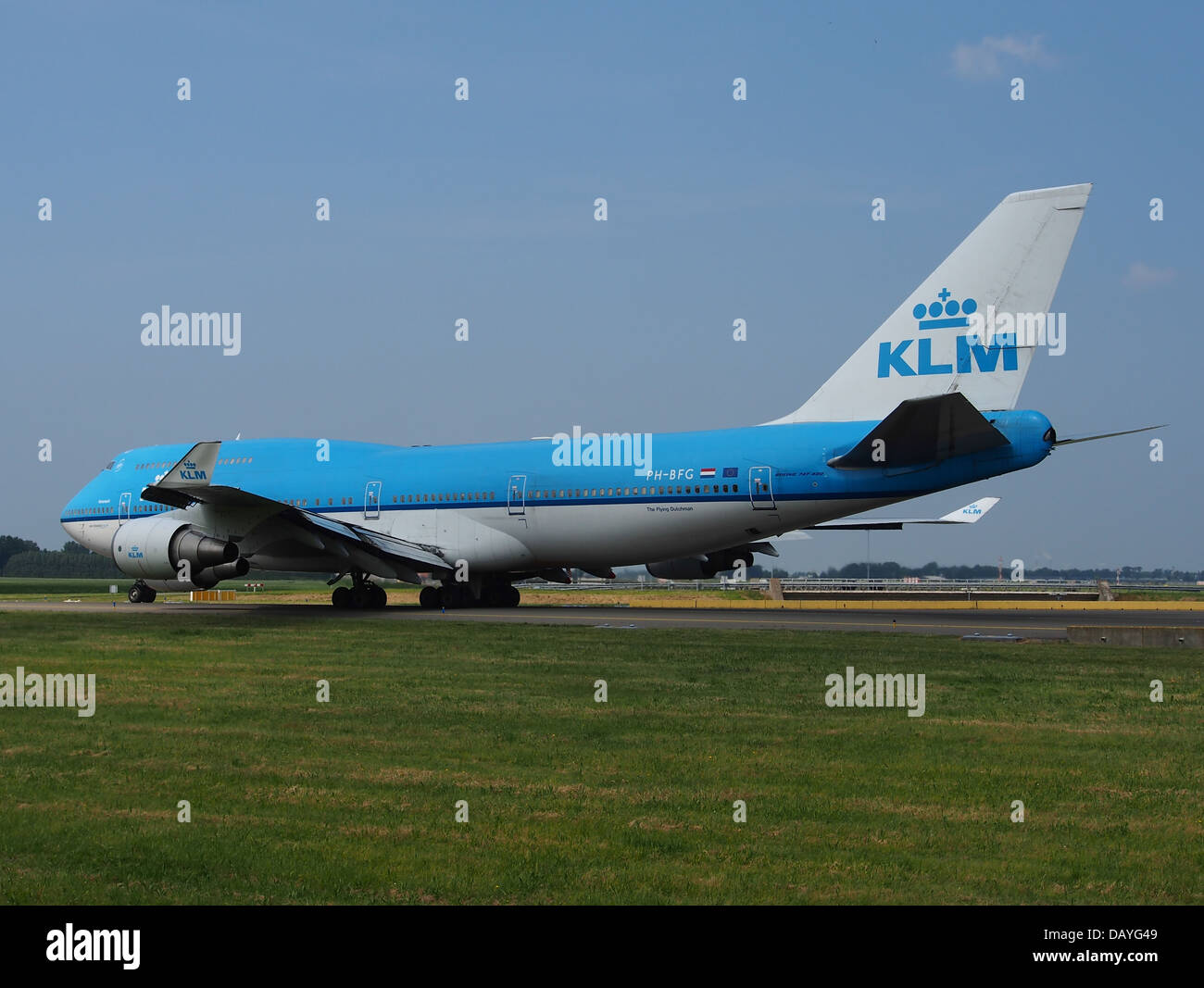 PH-BFG KLM Royal Dutch Airlines Boeing 747-406 4 Stock Photo