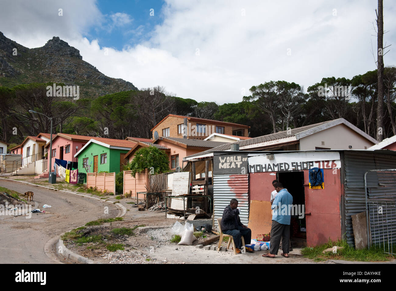 Housing in Imizamo Yethu township, Hout Bay, Cape Town, South Africa
