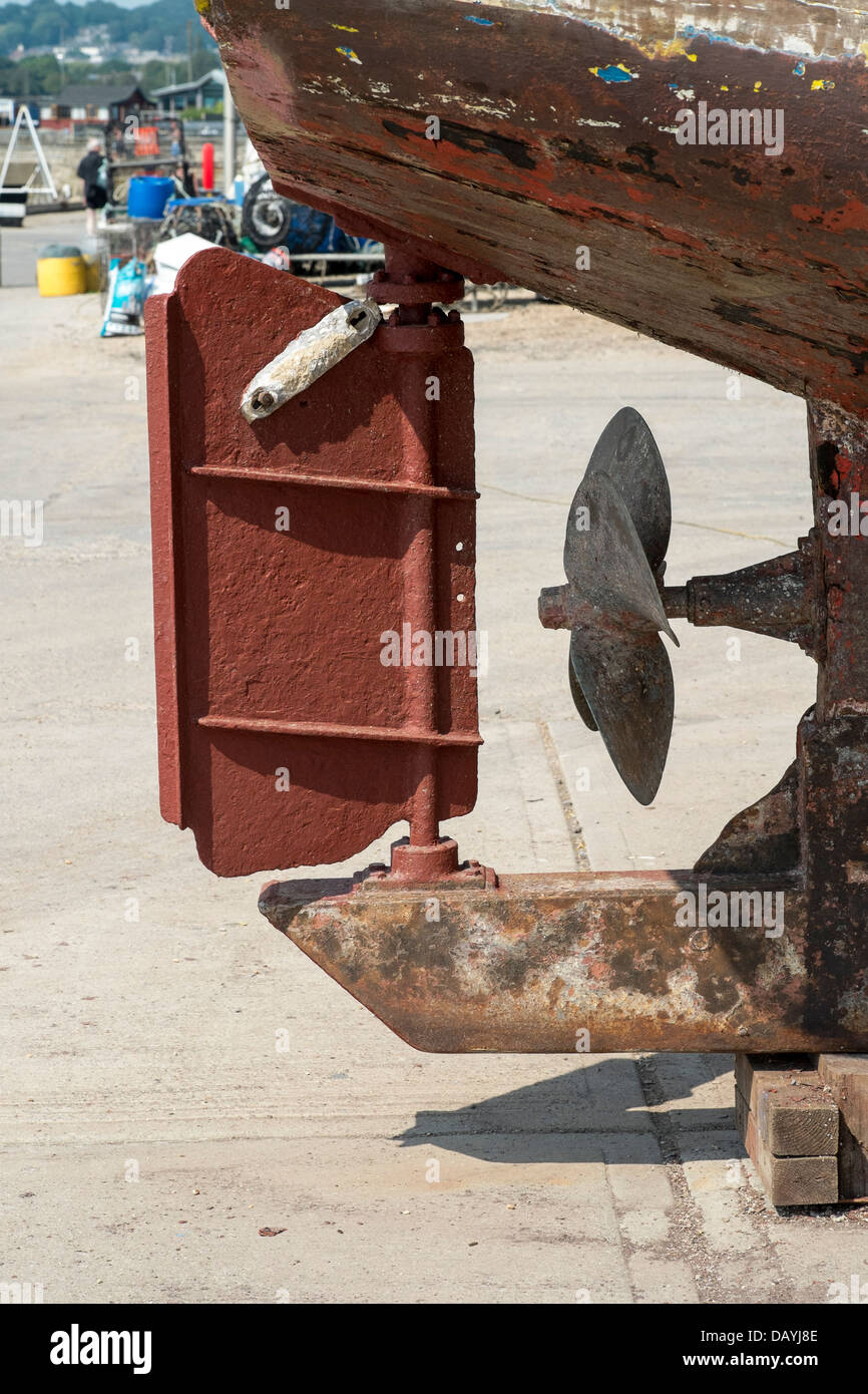 Boat rudder hires stock photography and images Alamy