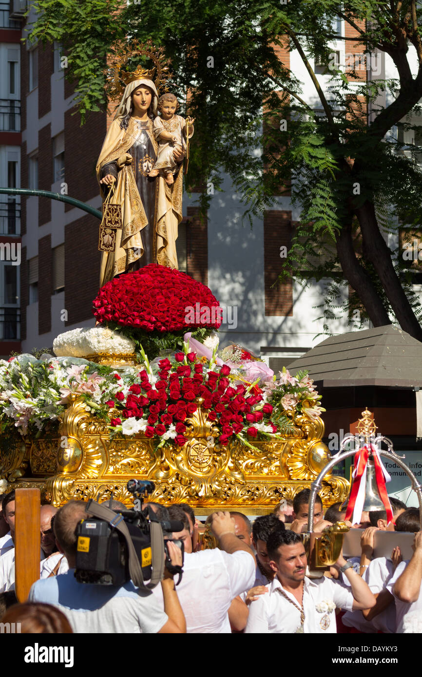 Virgen del carmen procession malaga hi-res stock photography and images ...